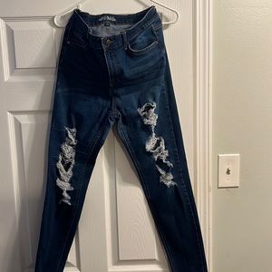 Wolf Fable ripped skinny jeans size 12